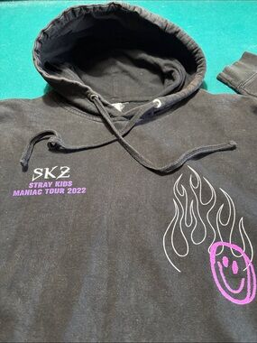 Stray Kids SKZ Maniac Tour 2022 Black Hoodie , M , $44